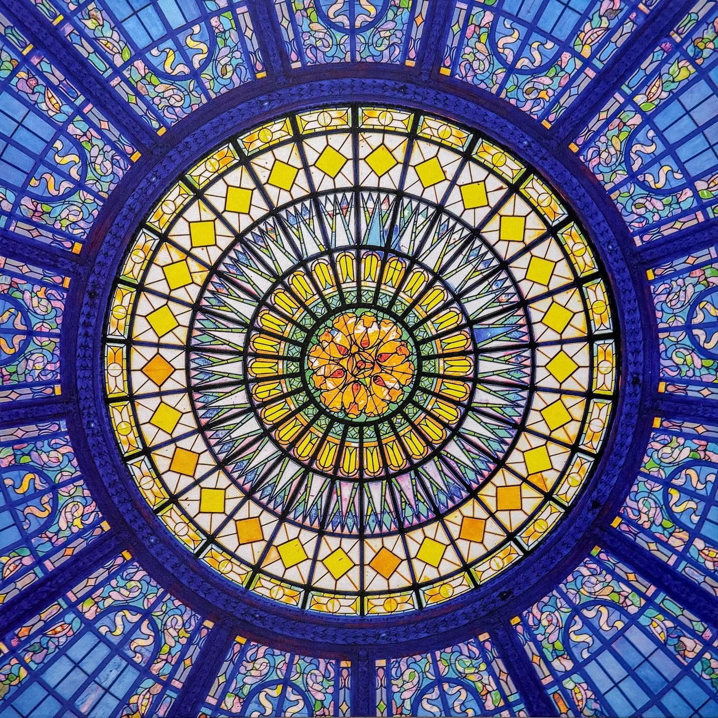 Blue Sky Daydream – Heinen's Rotunda Acoustic Art Panel (24x24